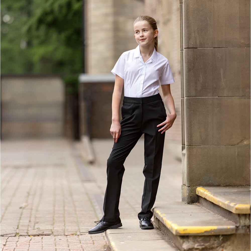 Girls Slim Fit Trousers